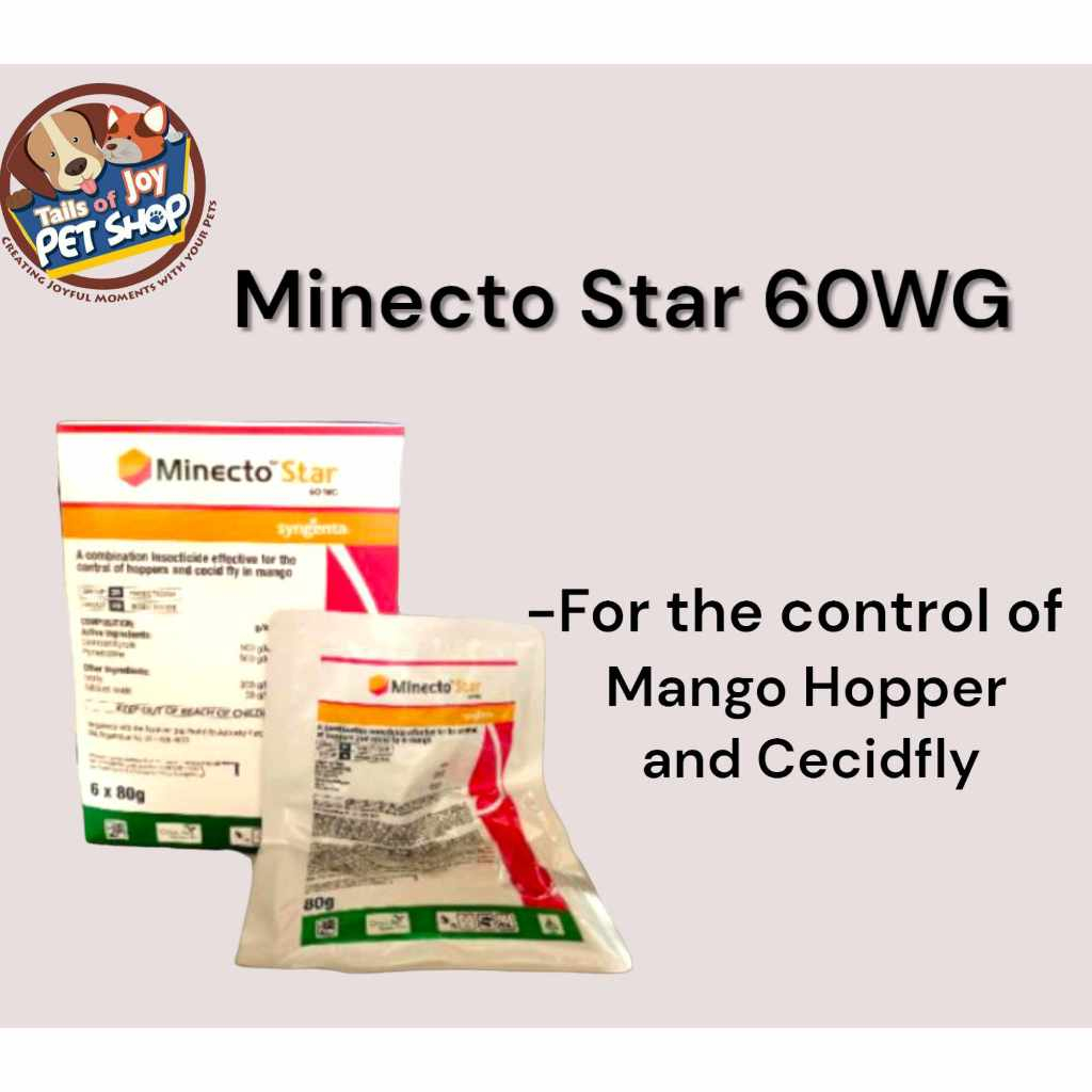 TOJ! Minecto Star Insecticide 60WG 6pcs (1box) | Shopee Philippines