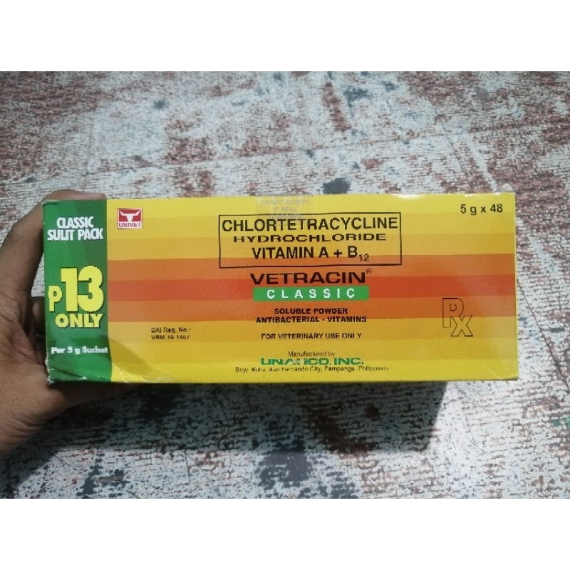 Vetracin Classic Soluble Powder 5g | Shopee Philippines