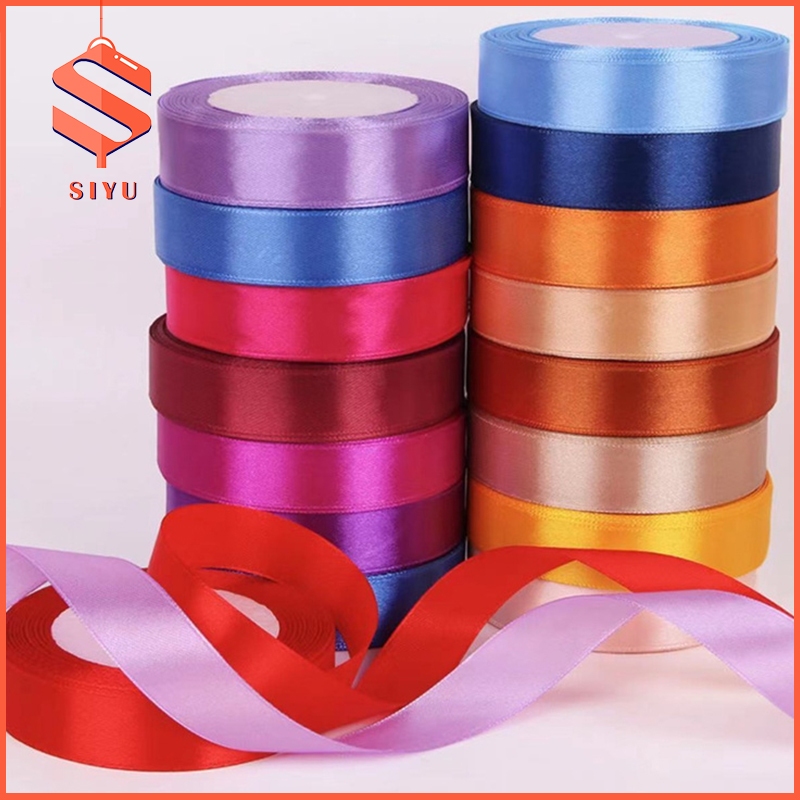 4cm (25 yards/roll) Satin Ribbon Roll Gift Packaging Ribbon Flower ...