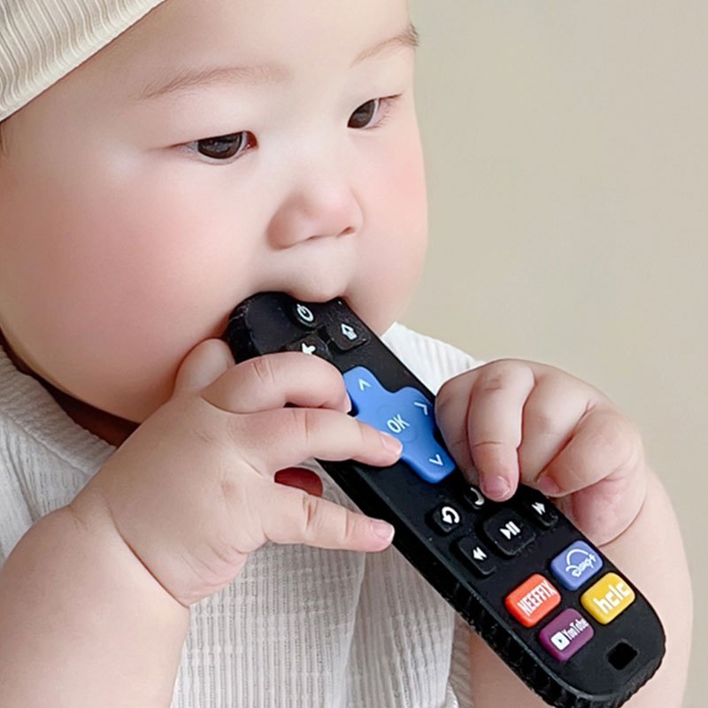 【COD】Lakoe Baby Teether Silicon Bpa Free Remote Control Teether for ...