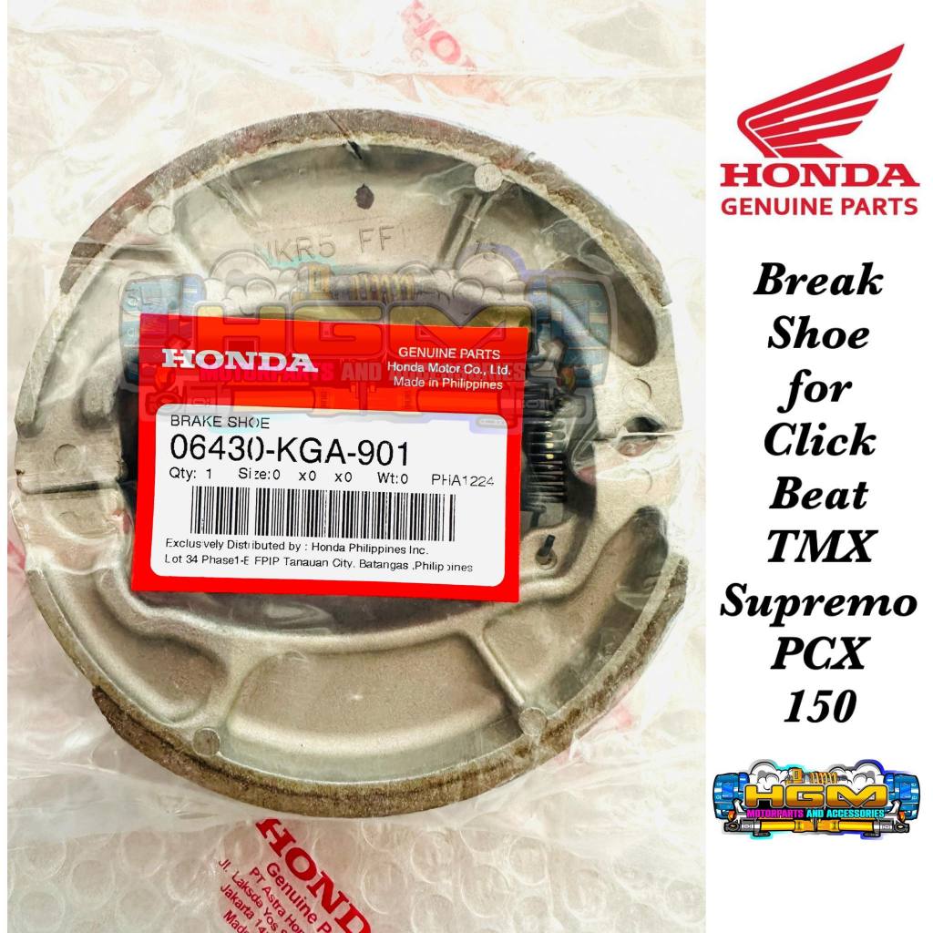 BRAKE SHOE HONDA CLICK 125i/150i V1/V2 125i V3, BEAT 110 FI/CARB, TMX