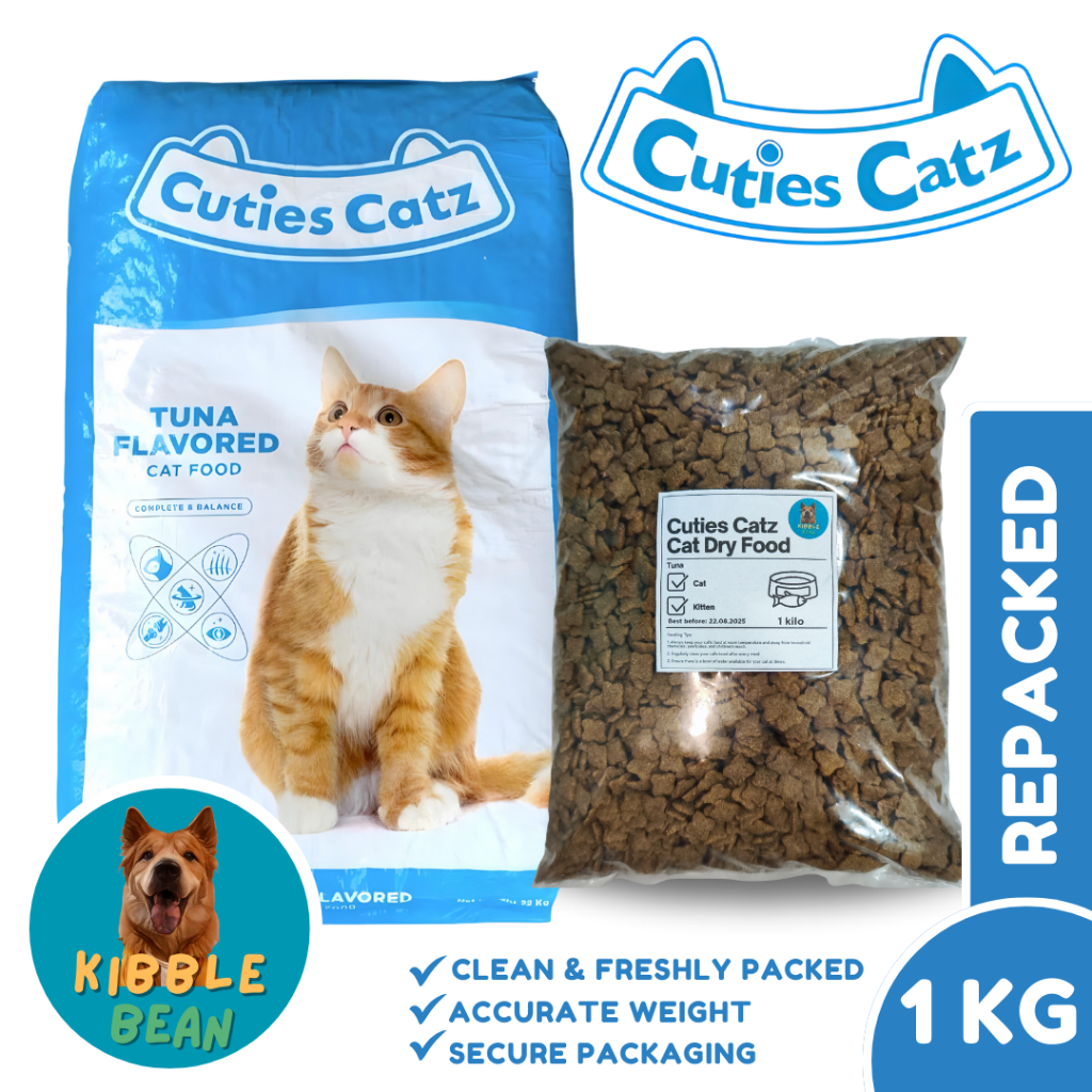 Cuties Catz Cat Food Tuna (1KG) | Shopee Philippines