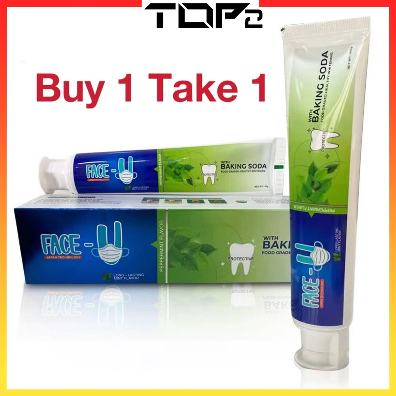 [TOP2] Original Japan Toothpaste Tech FaceU 180g Whitening Peppermint ...