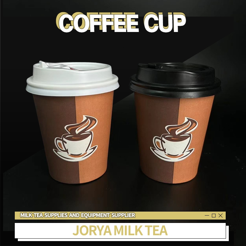 50PCS Paper Cup Coffee Cup Double Coated for Hot and Cold ...