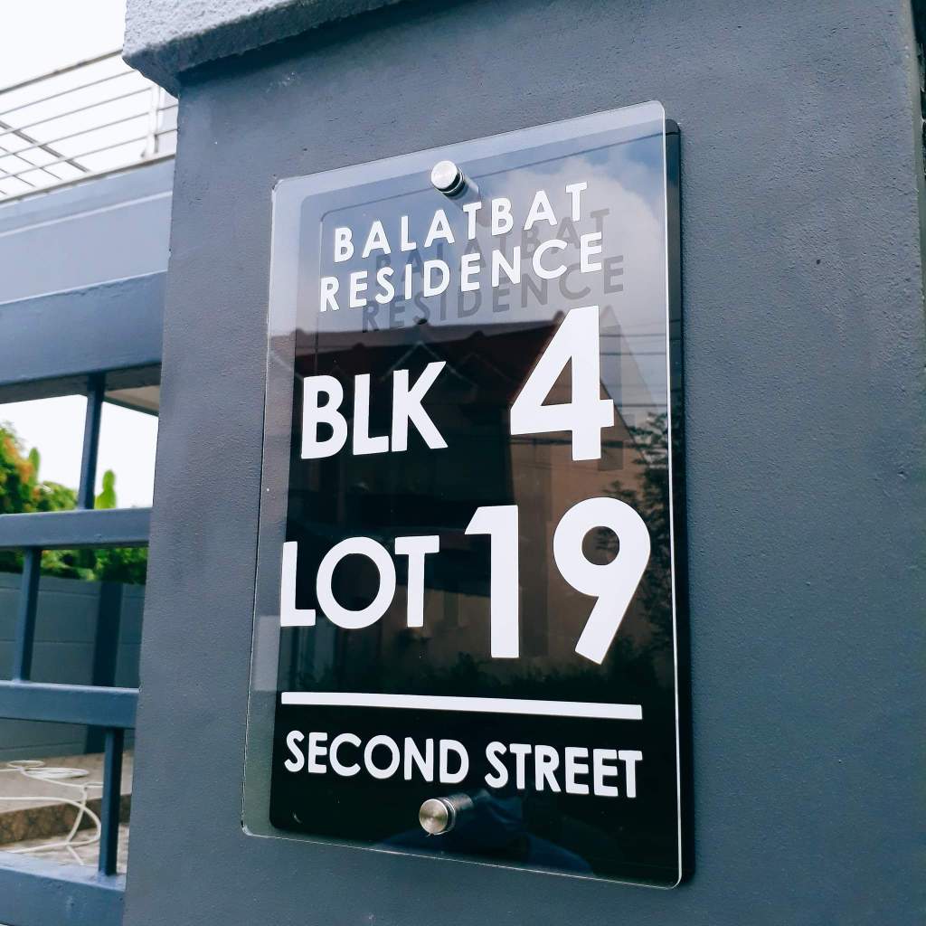 House Plate Number 10x5 inch(signage/marker/Acrylic)3mm | Shopee ...
