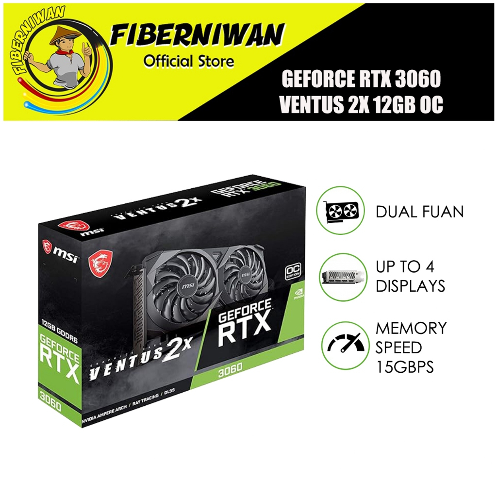 MSI 遠 GeForce RTX3060 VENTUS 2X 12G OC