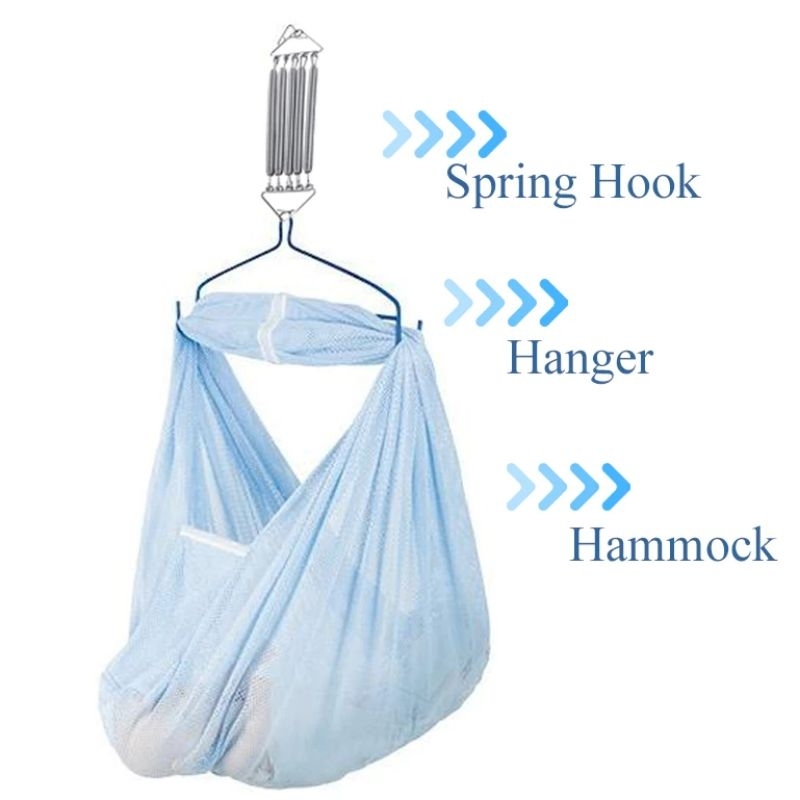 Baby Cradle Set (Spring, Net, Hook,) | Shopee Philippines