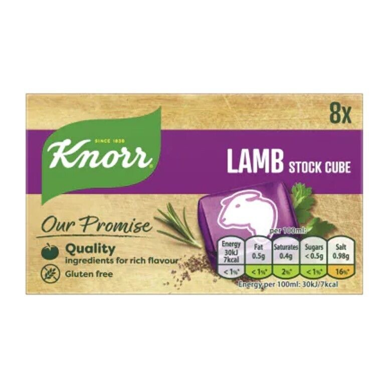 Knorr Lamb Stock Cube 80 grams (8 pcs) Shopee Philippines