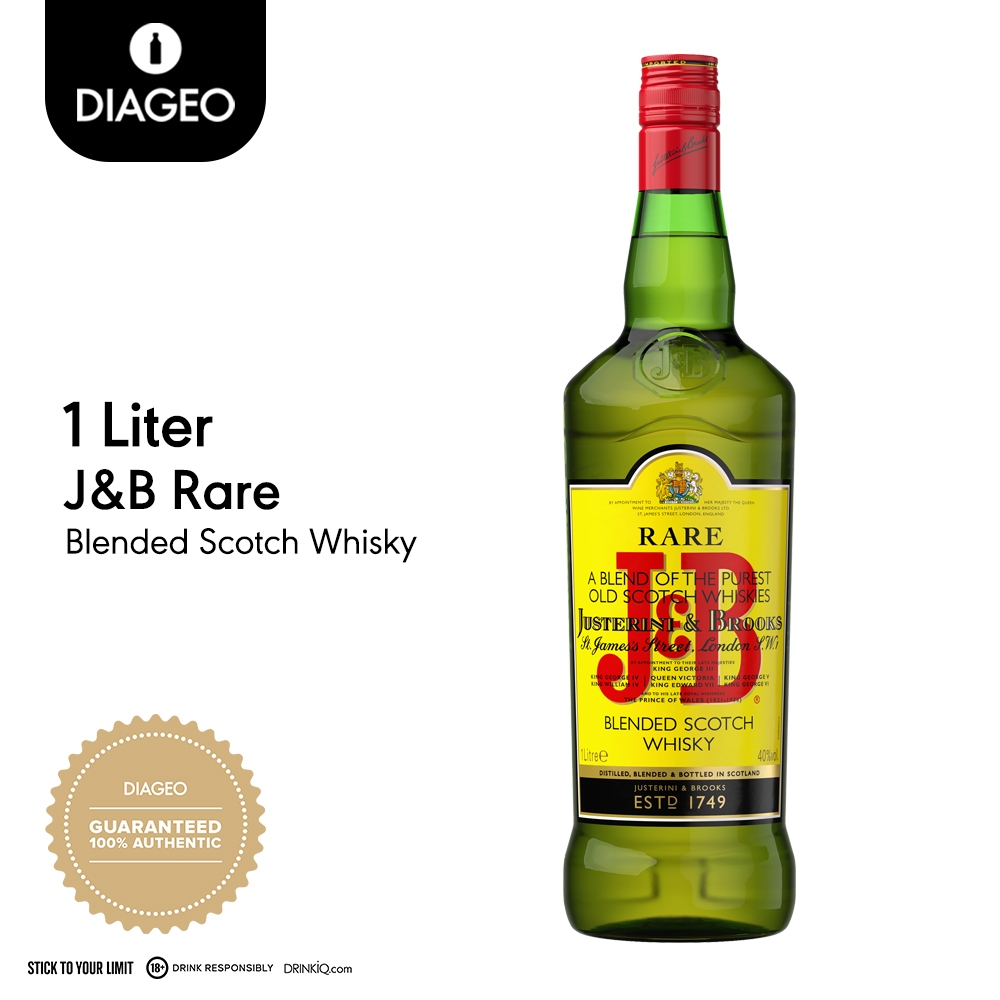 J&B Rare Blended Scotch Whisky 1L | Shopee Philippines