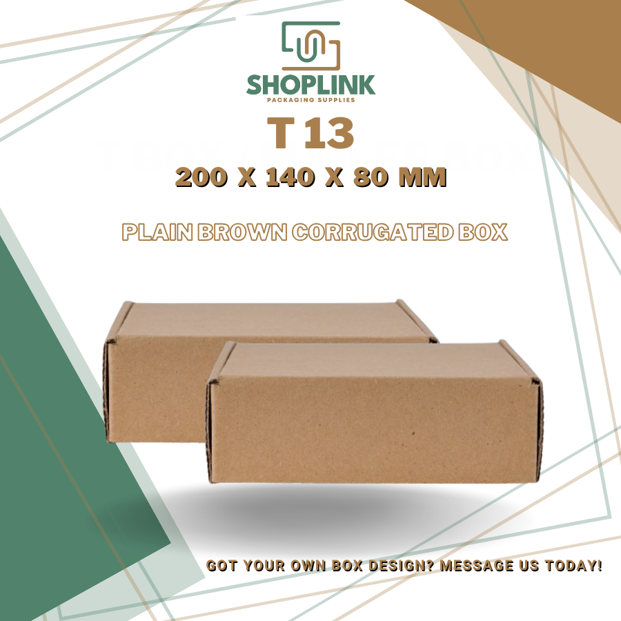 Mailer Box | Tbox | Corrugated Packaging | Gift Box | Brown Kraft | No ...