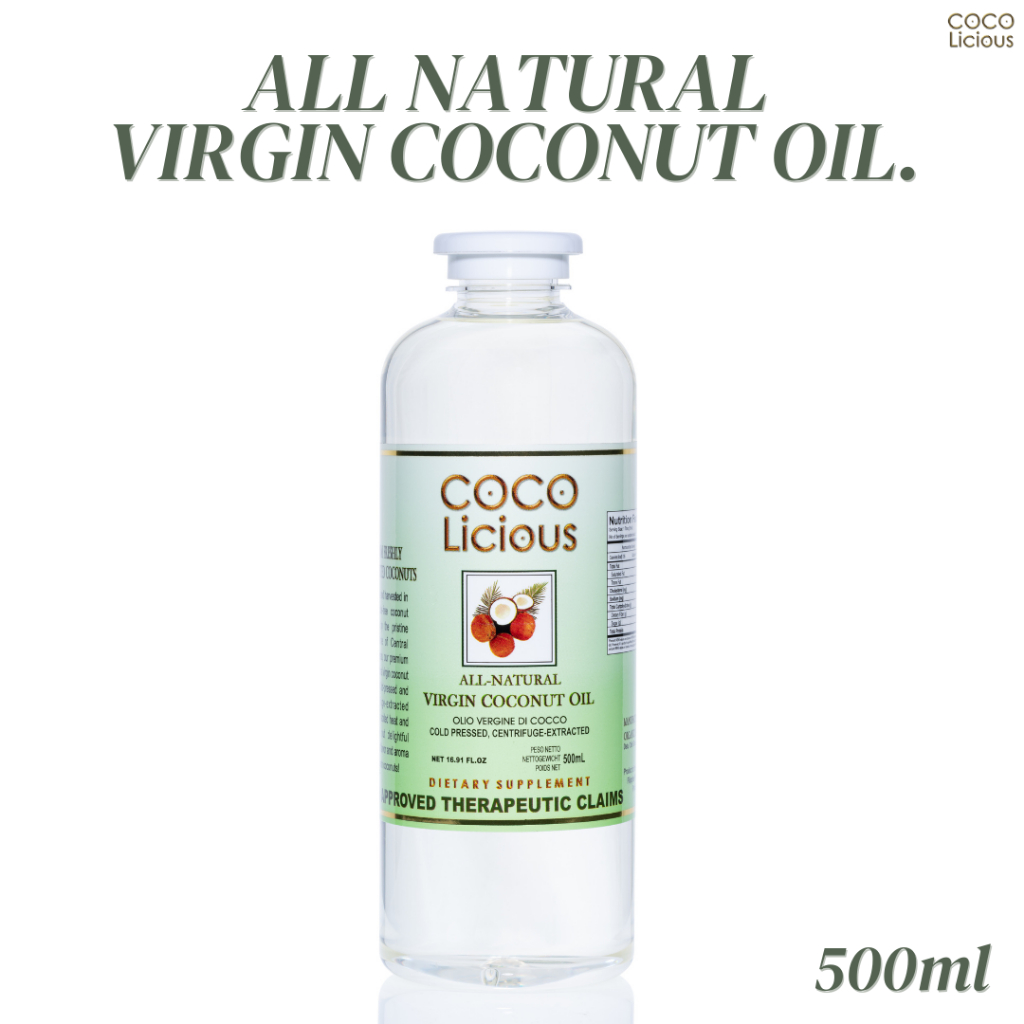 Cocolicious, All Natural Virgin Coconut Oil 500ml | Shopee Philippines