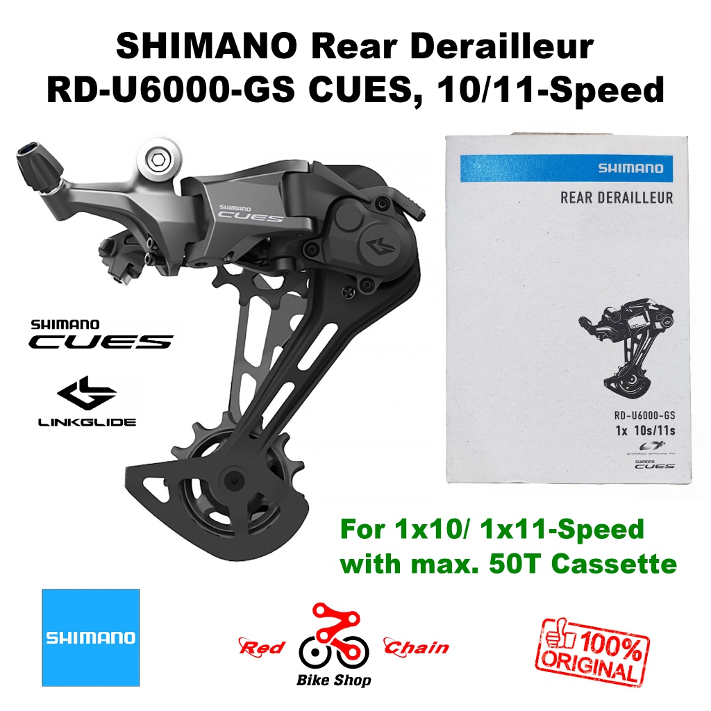 Shimano CUES RD-U6000 Schaltwerk - 10/11 Gang Shadow Design