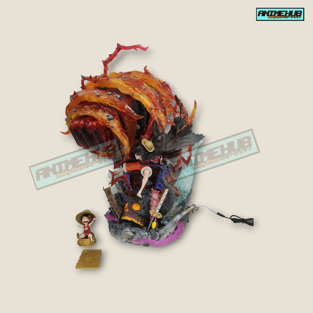 GK MDS KO One Piece Luffy Onigashima Red Roc w/LED | Shopee Philippines