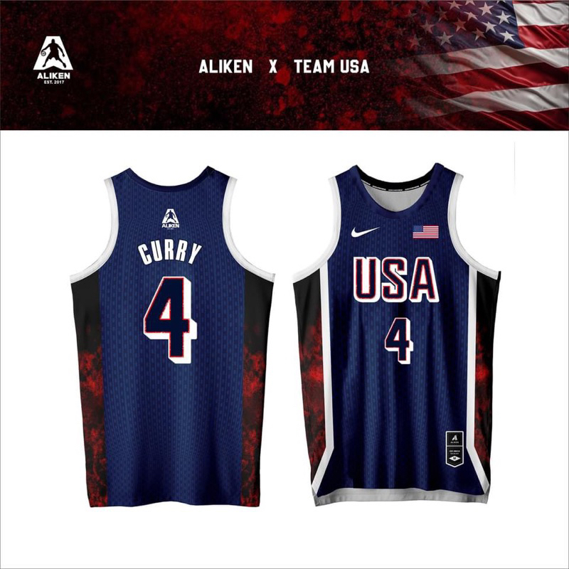 TEAM USA STEPHEN CURRY JERSEY | Shopee Philippines