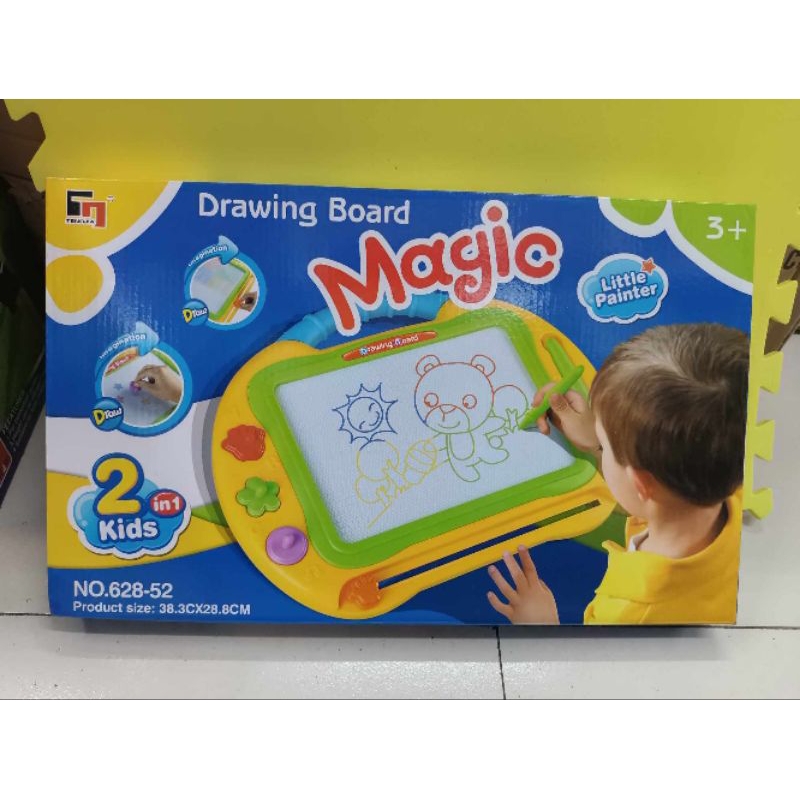 628 MAGNETIC MAGIC SLATE WRITING BOARD TODDLERS KID CHILDREN DRAWING ...