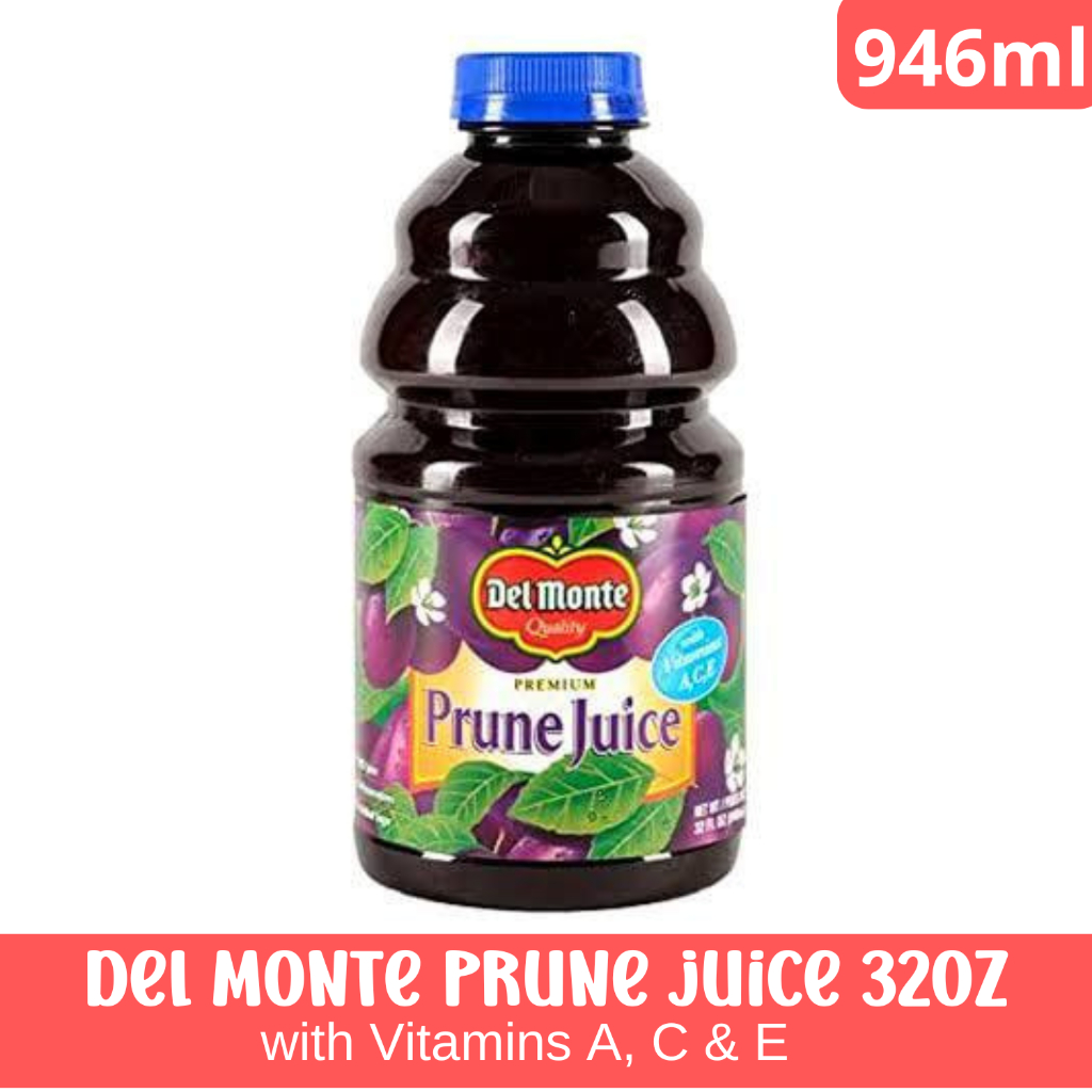 Del monte Prune juice with vitamins ACE 946ml | Shopee Philippines