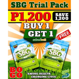 Salveo Barley Grass Trial Pack 80grams Buy1 Get1 Promo | Shopee Philippines