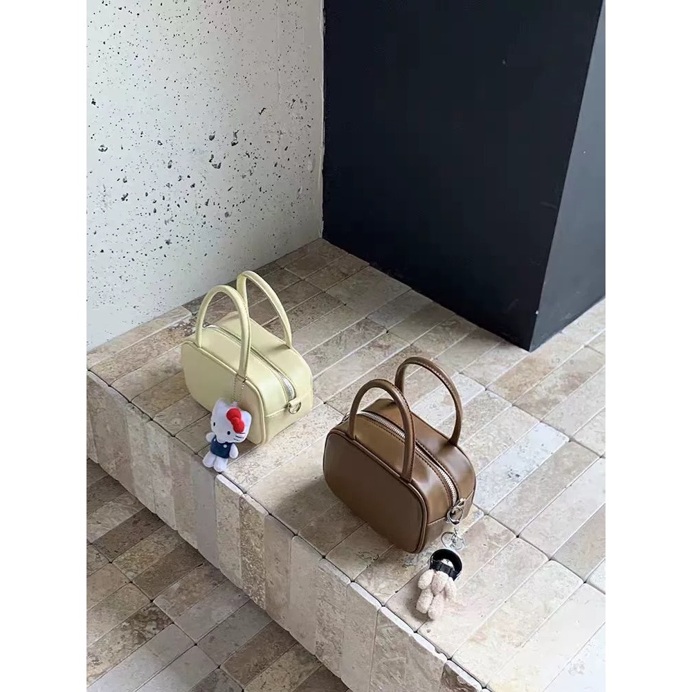 Mini Boxy Bag PU Leather with FREE crossbody sling strap | Shopee ...