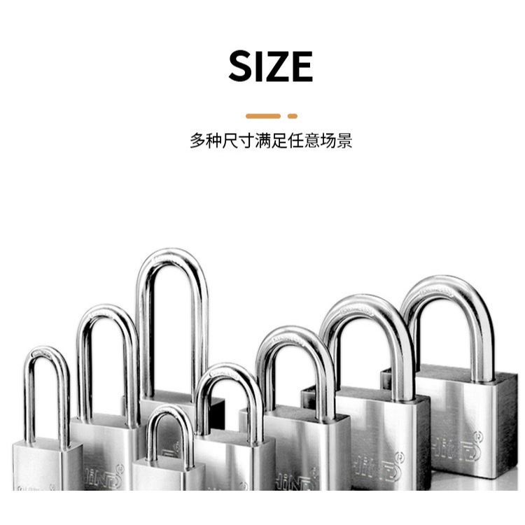 Home Padlock 30mm 40mm 50mm 60mm Chrome Plated Padlock Home Security ...