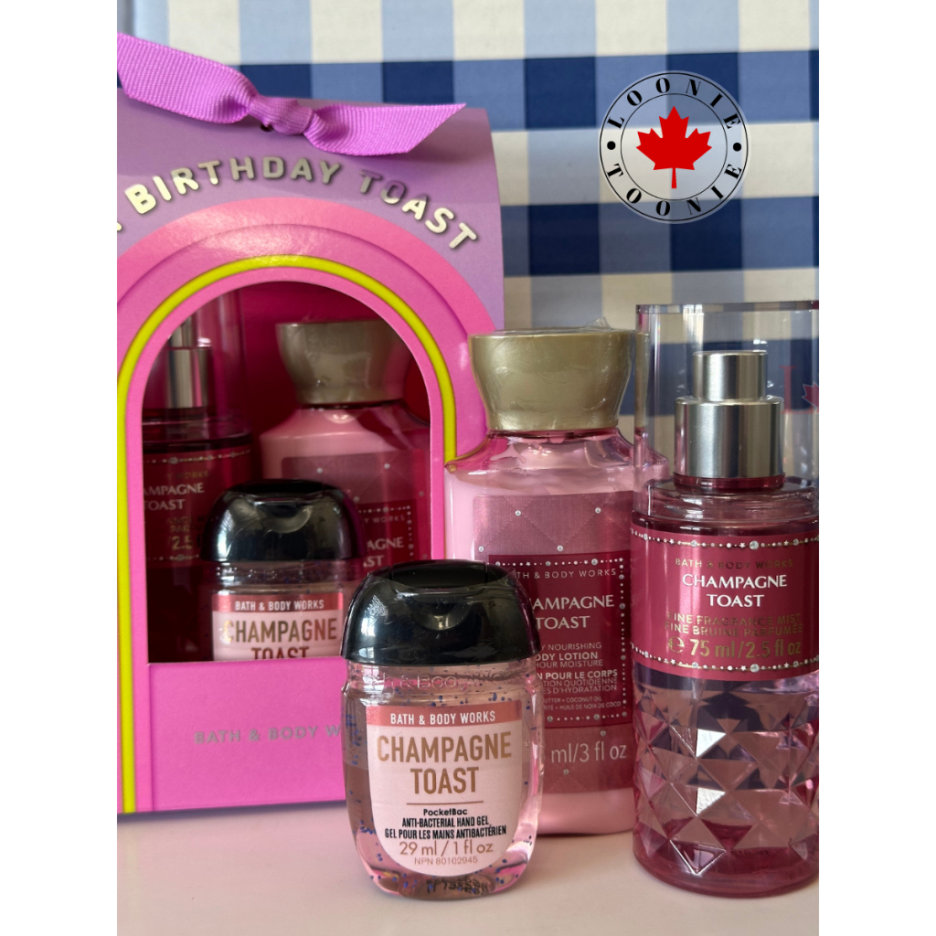 Champagne Toast Bath & Body Works Mini Gift Set - A Birthday Toast: BBW ...