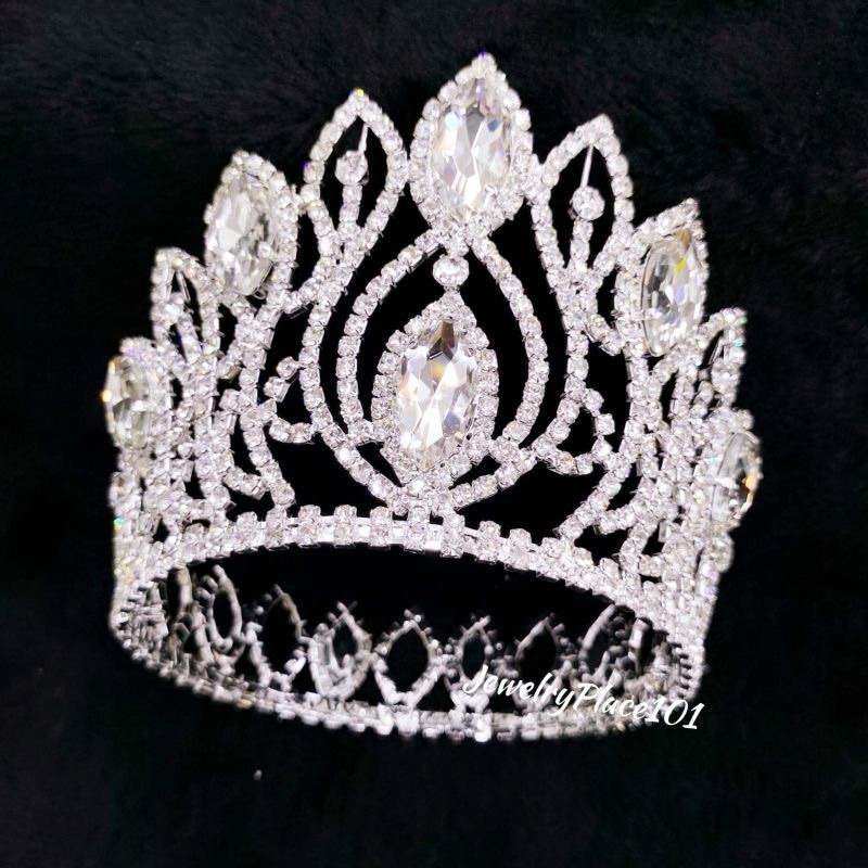 BIG SIZE PAGEANT ROUND CROWN | Shopee Philippines