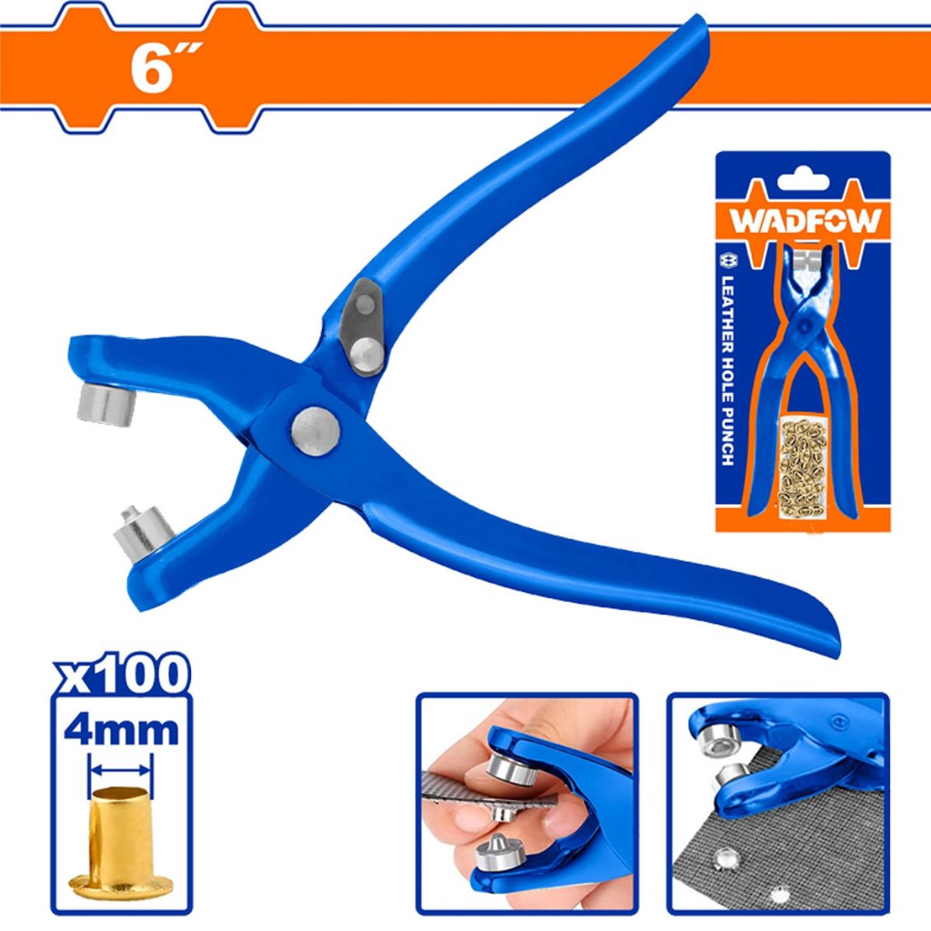 WADFOW 150MM Eyelets Plier Snap Button Eyelet Pliers Set WLH3601 - TFM ...