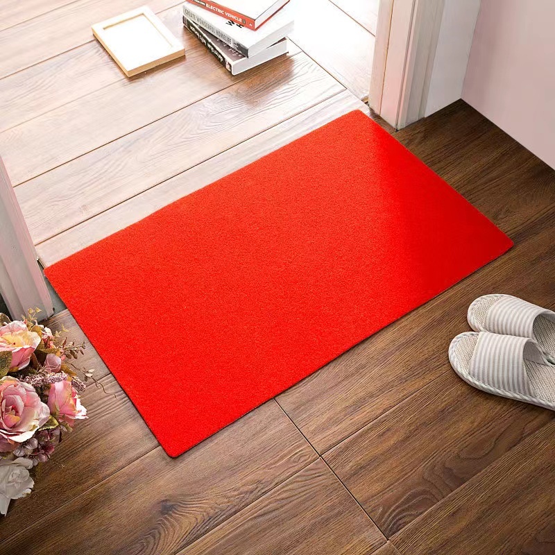 Foot bath Coil Mat Soft Rubber Absorbent Indoor/Outdoor Plain doormat