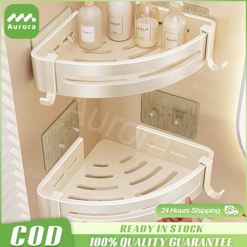 Aurora Free Punching Triangle Storage Rack Bathroom Storage Rack ...