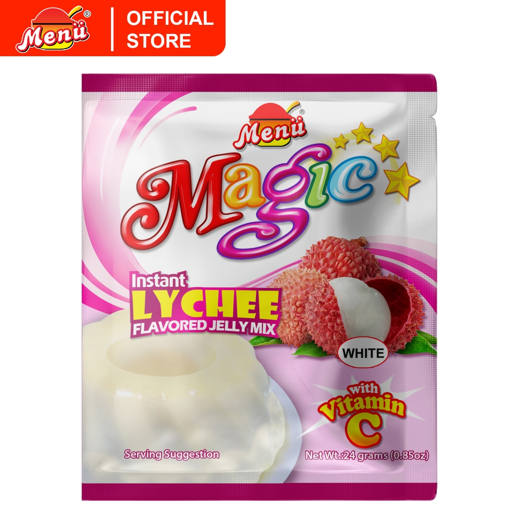 Menu Magic Instant Lychee Jelly Mix 24g x 10packs | Shopee Philippines