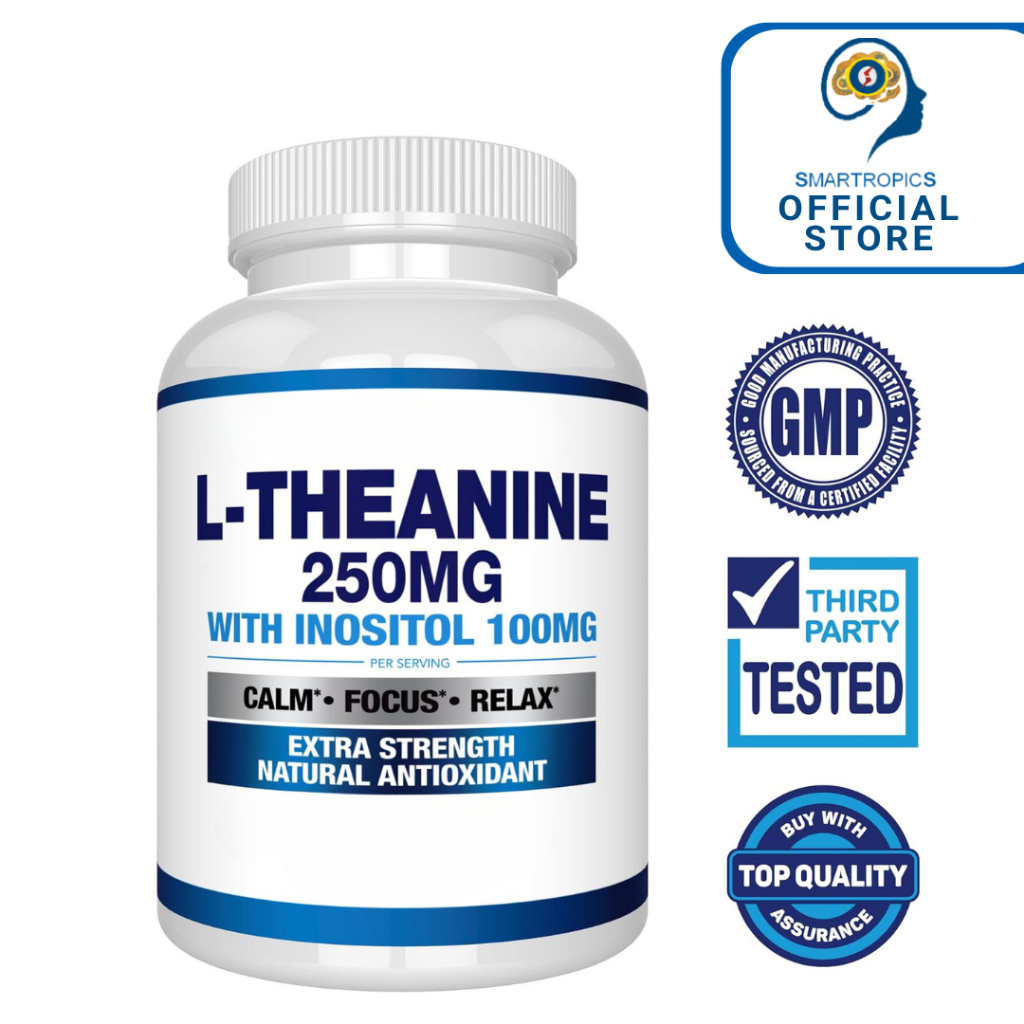 Nootropics LTheanine with Inotisol Stress Reliever & Cognitive Booster