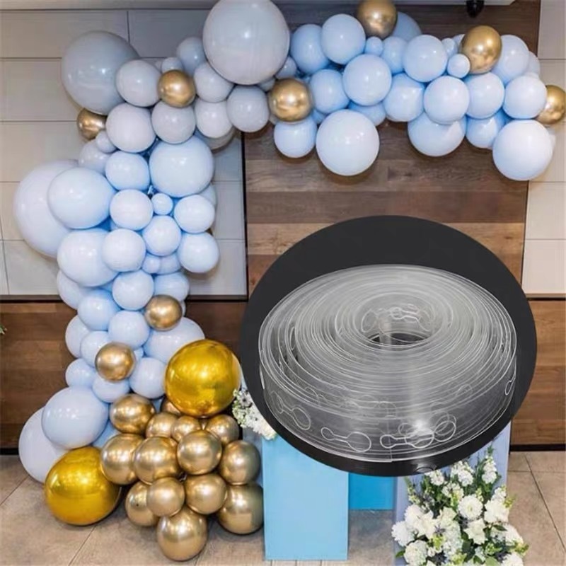1Set 5M DIY Latex Balloons Modeling Tool Balloon Chain Tie Balloon Tool ...