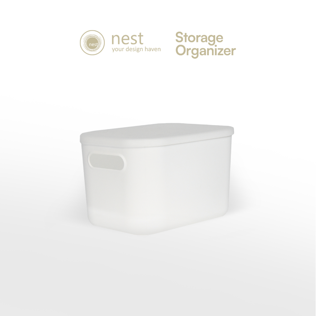 NEST DESIGN LAB Storage Organizer 6L | 25.7x18.3x16cm | Shopee Philippines