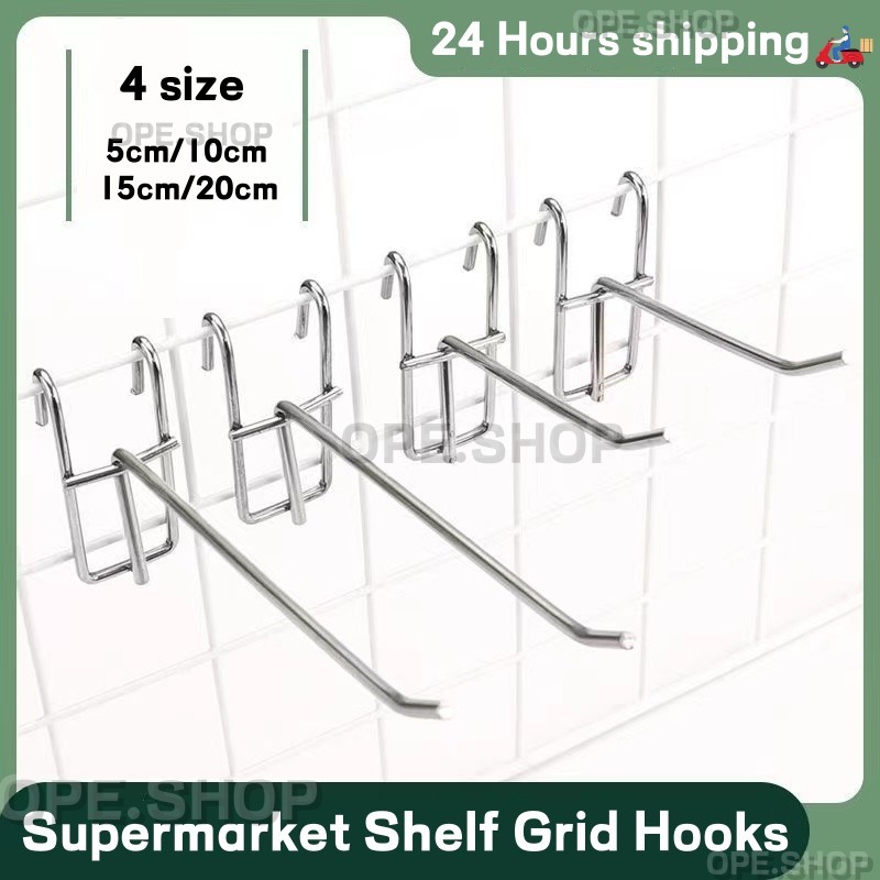 Ope Cod Screen Hook Stainless Heavy Duty Screen Hooks For Grid Wall Wire Mesh Hanging Store Hook 3774