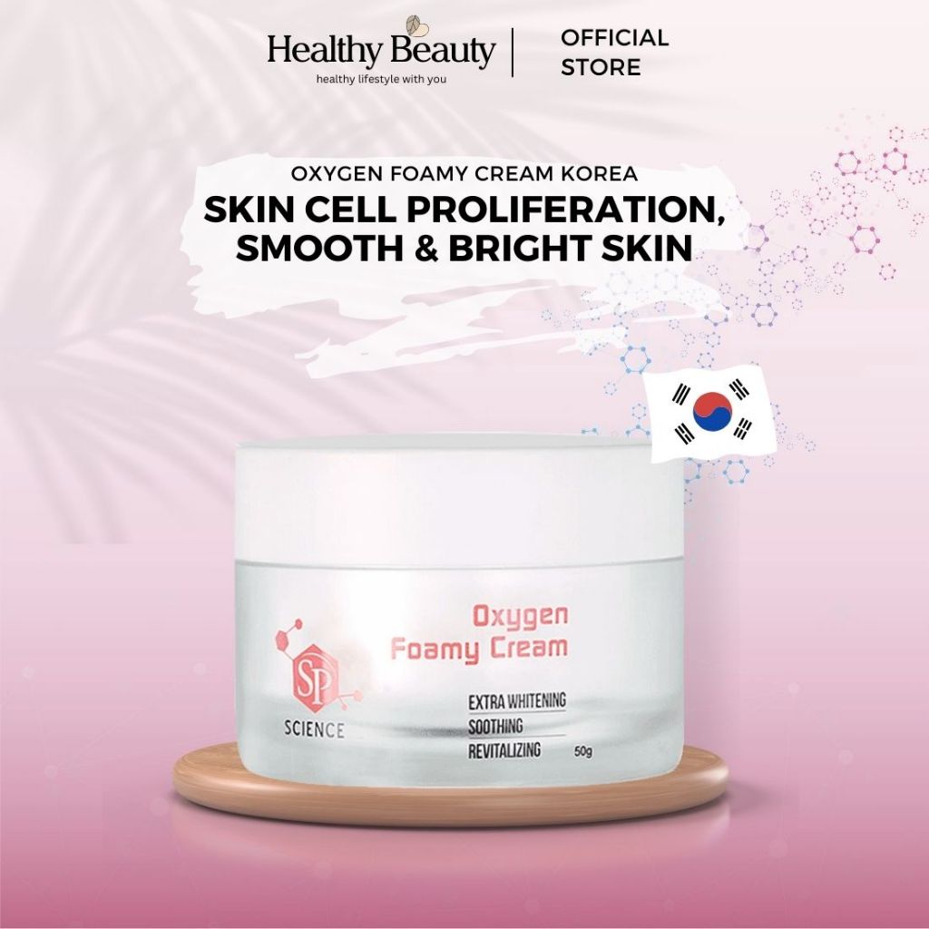 Oxygen foaming cream , providing fresh oxygen to the skin to help ...