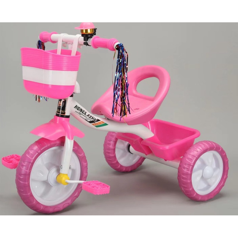 New Bicycle for Kids Three Wheels Bike Ride on Bicycle with basket for 1 5 years old
