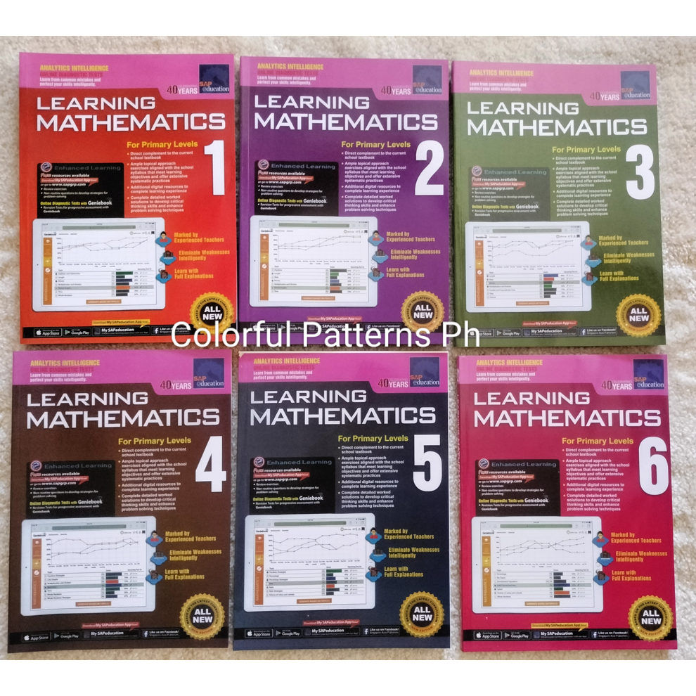 SAP Singapore Learning Mathematics for Grade 1 to 6 (Single Books ...