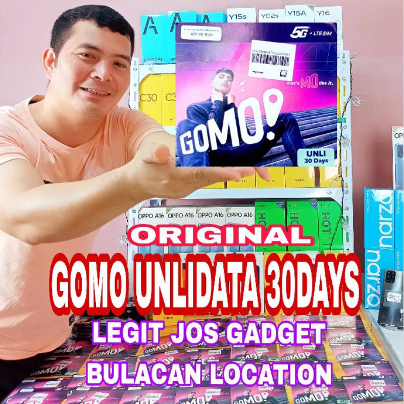 GOMO SIM w/ 30 days UNLI data | Shopee Philippines