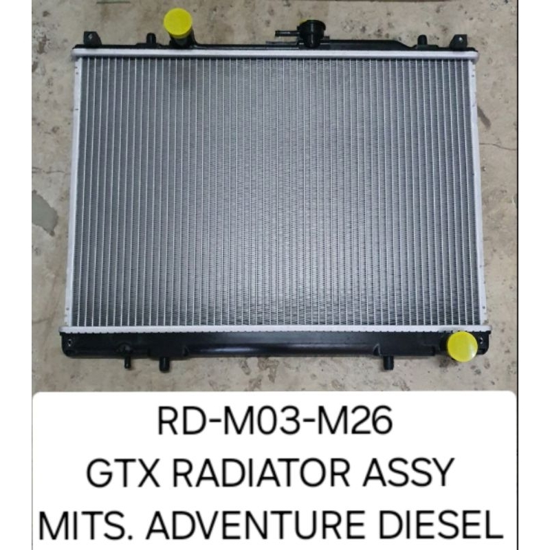 RADIATOR ASSEMBLY ADVENTURE DIESEL (2 ROWS) (MANUAL) 26MM (PLASTIC ...