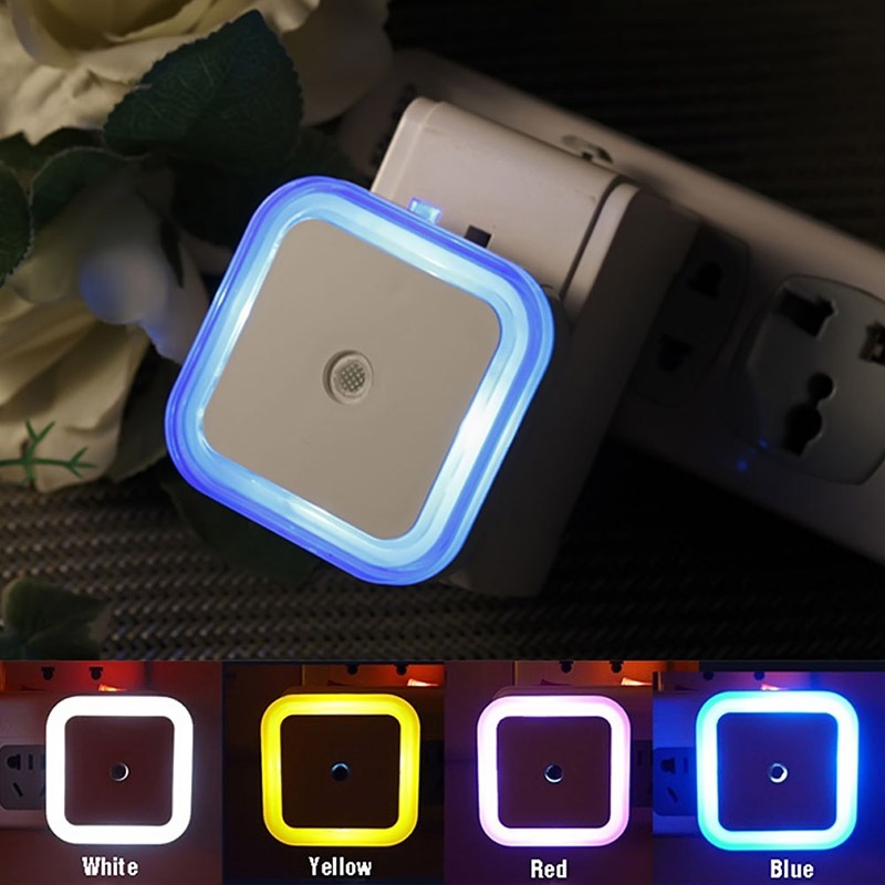 Auto LED Light Induction Sensor Control Sleeping Night Light Bedroom ...