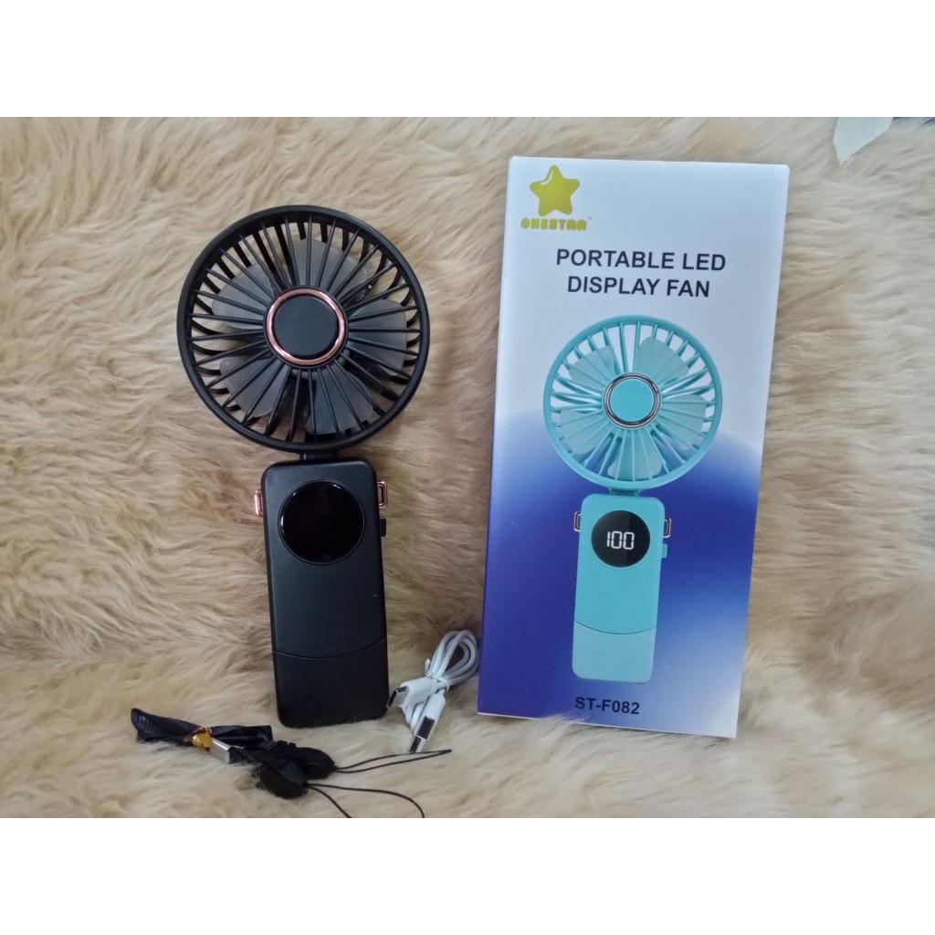 Onestar Portable Led Display Fan ST-F082 | Shopee Philippines