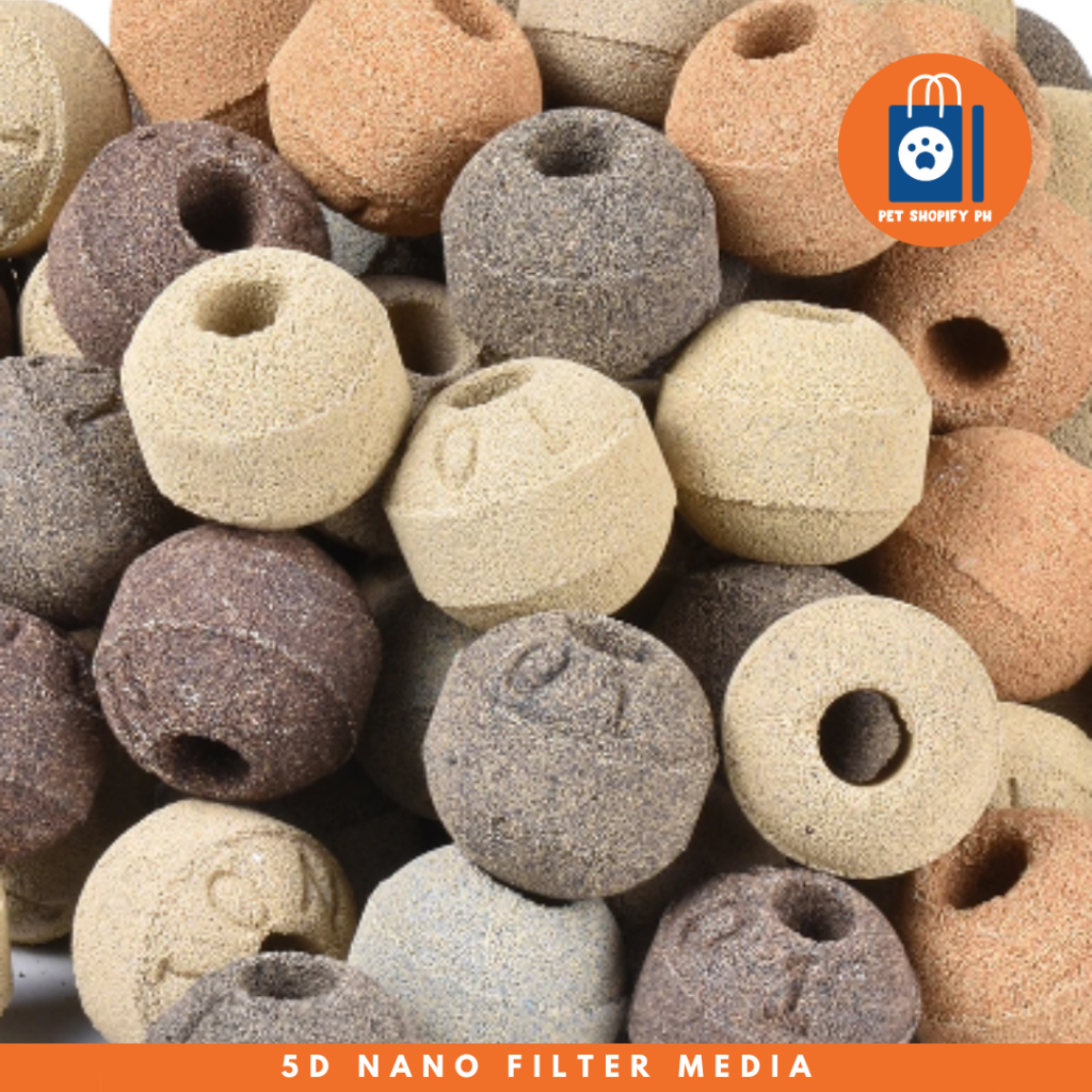 5D Nano Filter media for Aquarium Bacteria Balls Nano Tech Bio Balls
