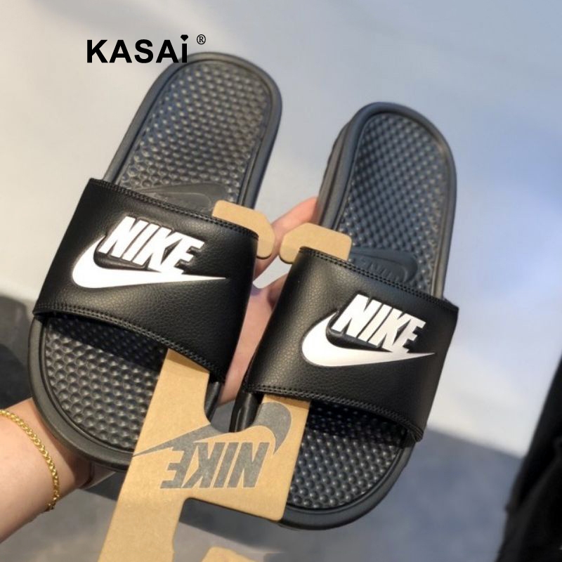 KASAI Nike Slippers 100 Original Authentic Fashion Trend Men and Women with The Same Paragraph Shopee Philippines