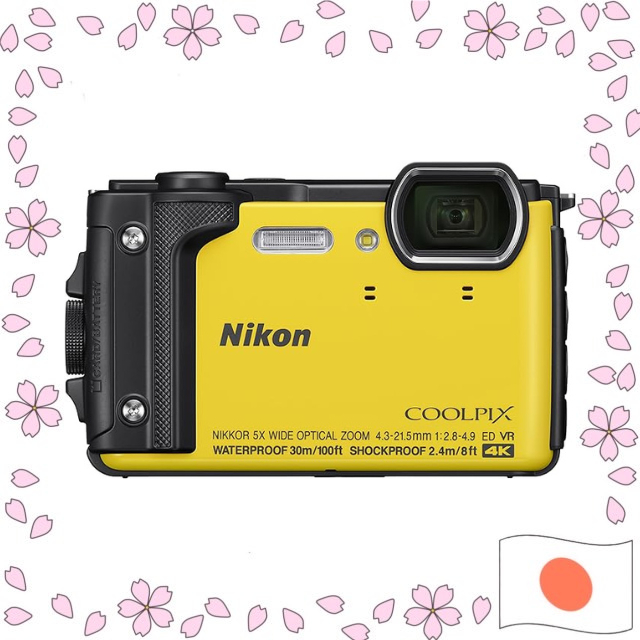 Nikon Digital Camera COOLPIX W300 YW Coolpix Yellow Waterproof