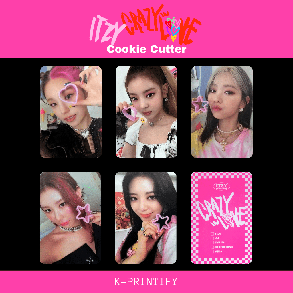 FANMADE ITZY Photocard Set - Crazy In Love (Read Description