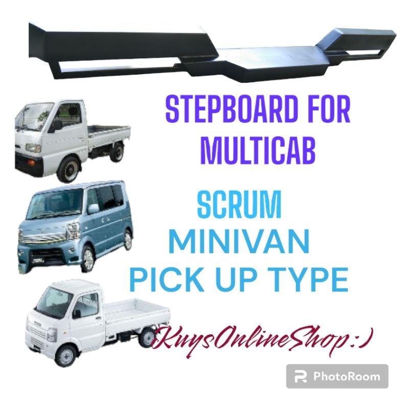 STEPBOARD FOR MULTICAB MINIVAN AND PICK UP TYPE | Shopee Philippines