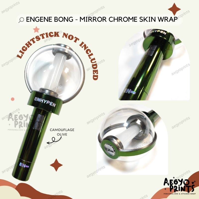 ENGENE BONG V1 MIRROR CHROME SKIN WRAP - Decal Sticker | AegyoPrints ...