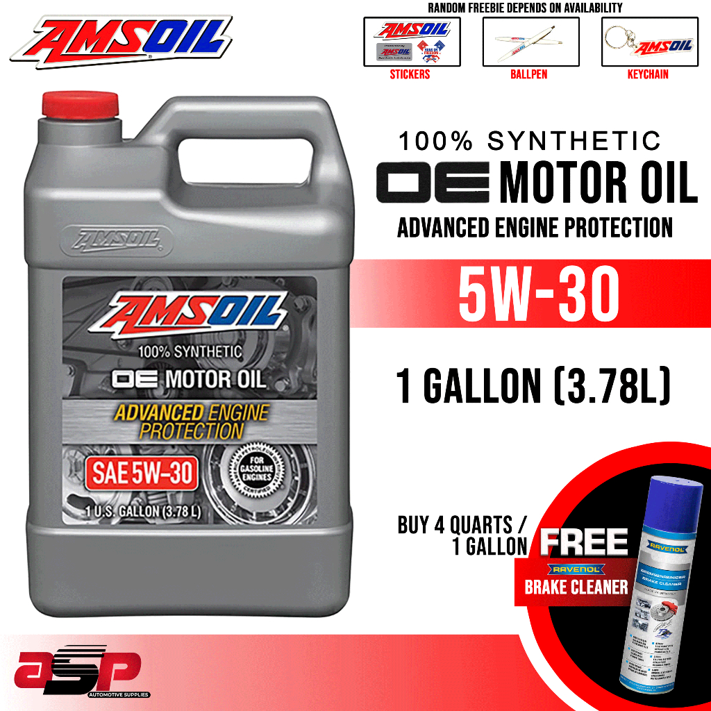 Amsoil 5W-30 OE 100% Fully Synthetic Gasoline Engine Oil | Shopee ...