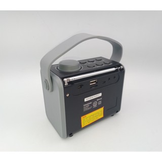 PENSONIC Micro Blue AM FM Radio Bluetooth Speaker MP# Player USB Music ...