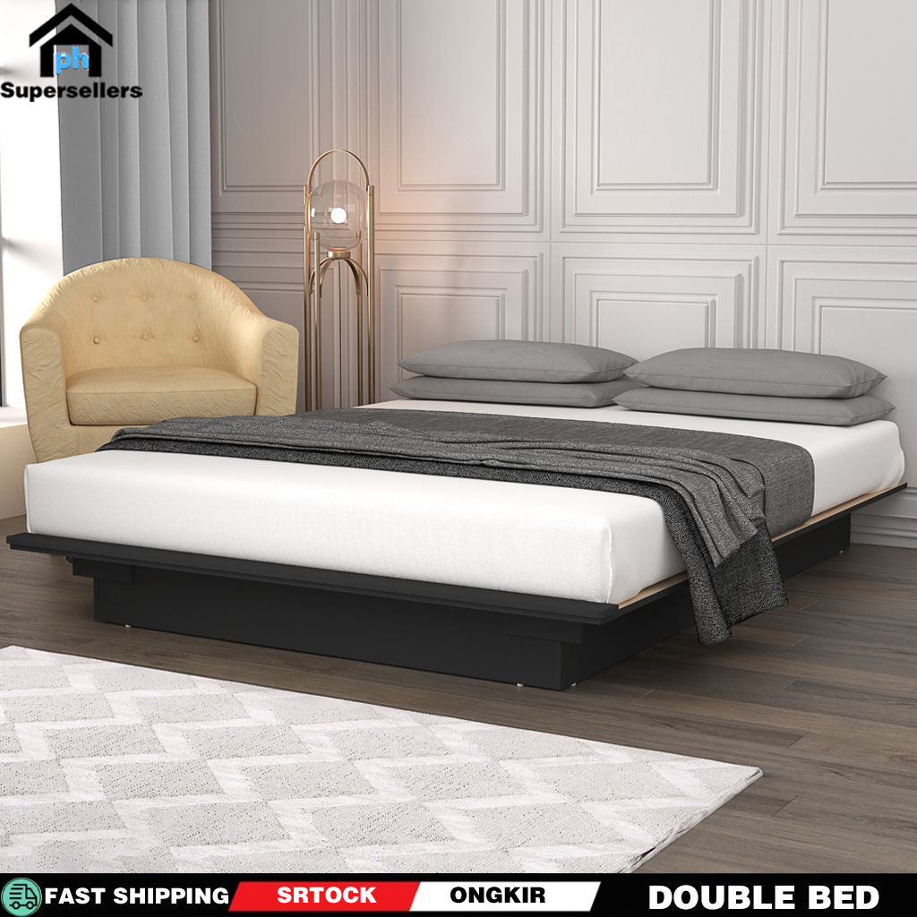 Double bed, double wooden bed | beautiful and simple | sturdy, durable ...