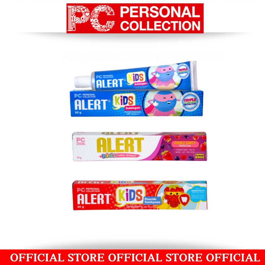Personal Collection Alert Kids Fluoride Toothpastes 50g Shopee Philippines